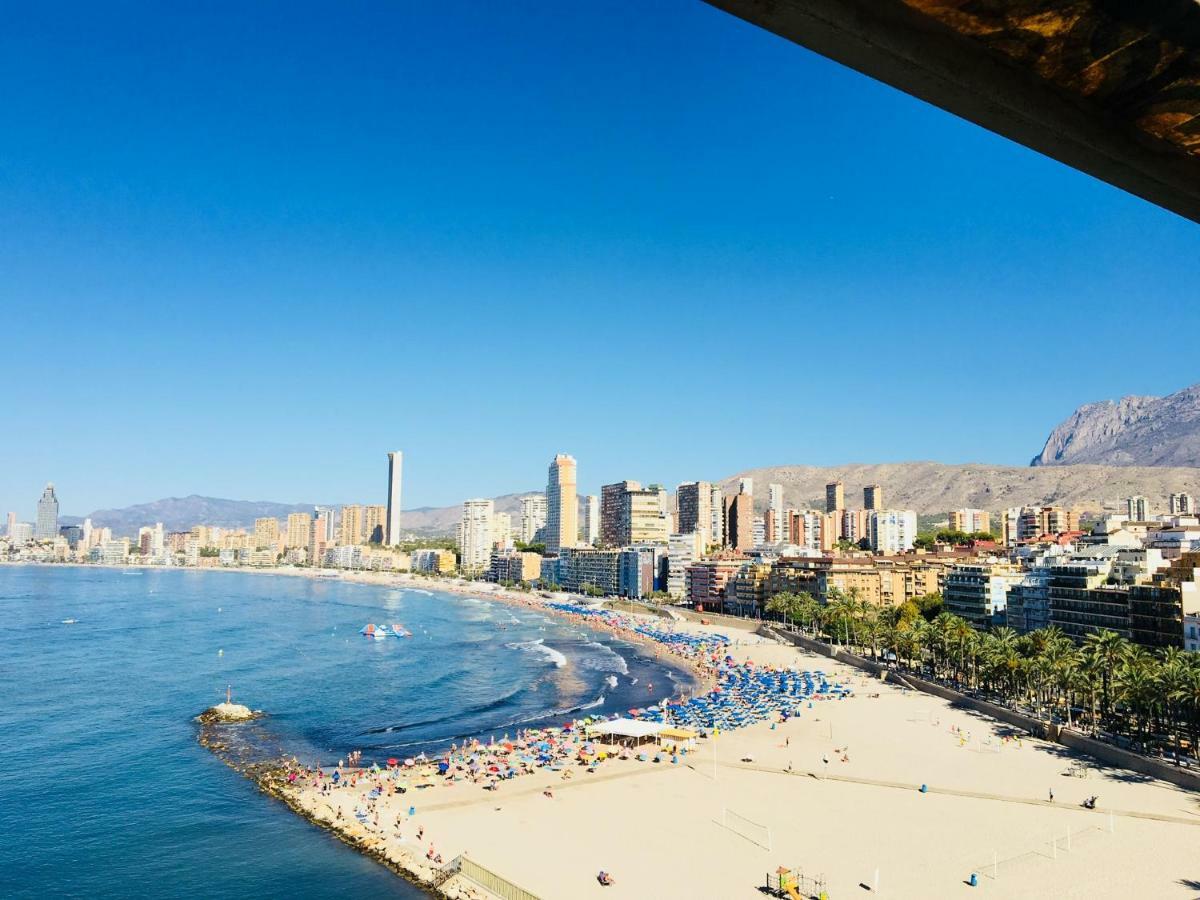 Penthouse 1Ere Ligne De Mer Avec Magnifique Vue Benidorm Exterior photo