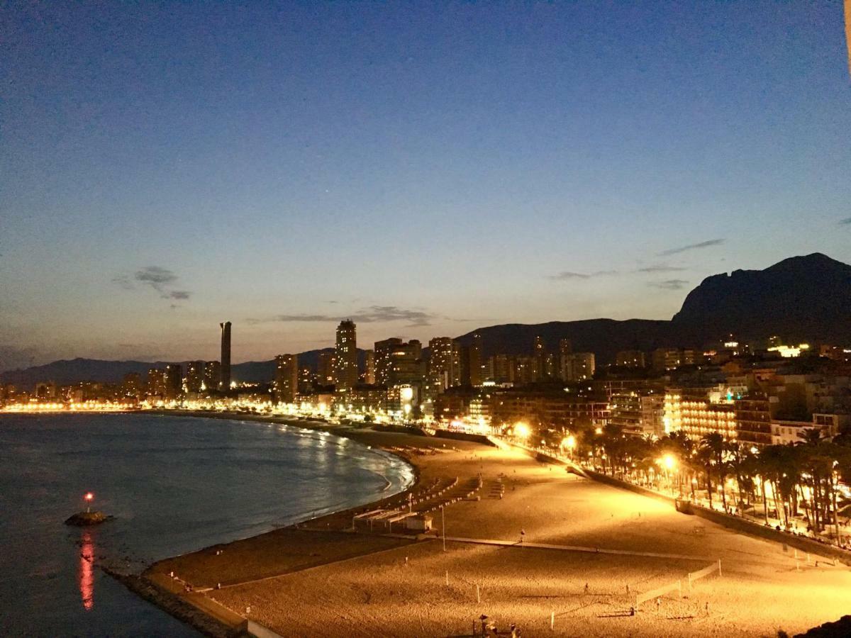 Penthouse 1Ere Ligne De Mer Avec Magnifique Vue Benidorm Exterior photo