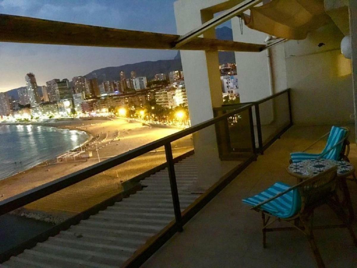 Penthouse 1Ere Ligne De Mer Avec Magnifique Vue Benidorm Exterior photo